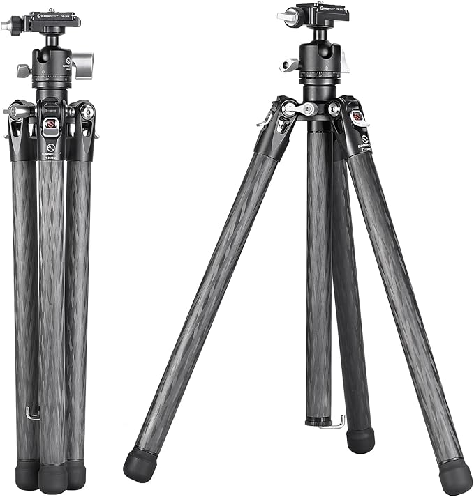 TT2340CE 4-Sections Carbon Fiber Travel Tripod by Unknown