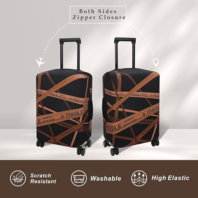 Explore Land Travel Luggage Cover Suitcase Protector Fits 18-22 Inch Case - Image 2