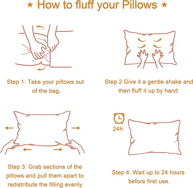 NTBAY Tiny Pillows, Down Alternative 7"x11" Microfiber Mini Pillows - Image 8