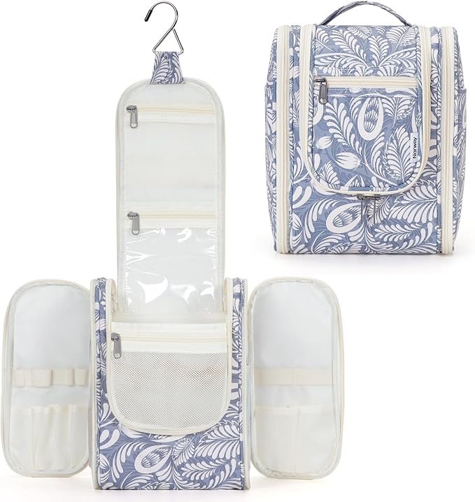 Narwey Small Hanging Toiletry Bag Women Travel Makeup Bag Organizer Toiletries by Narwey