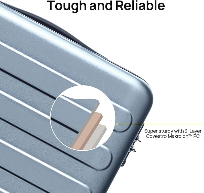 Carry on Luggage 22 X 14 X 9 Airline Approved, 20 Inch Luggage - Image 5