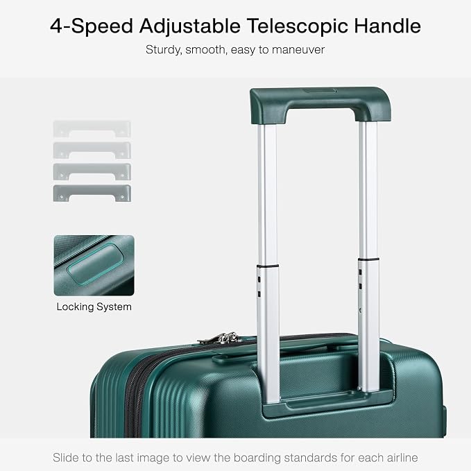 Hanke Grace Expandable Carry On Luggage - Image 9