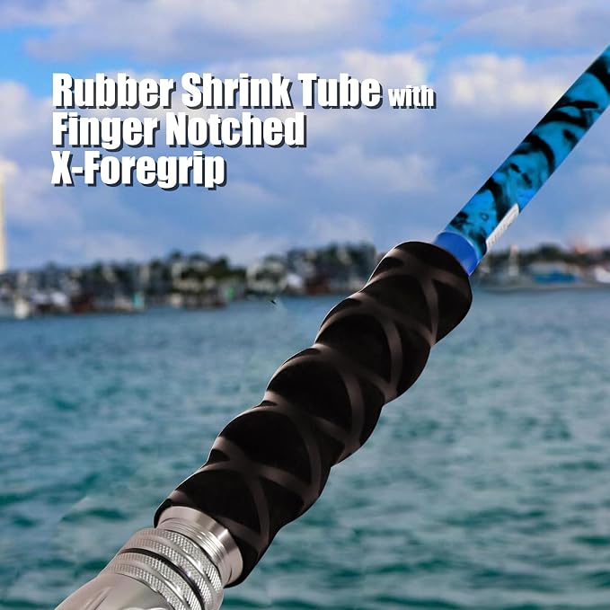 Fiblink 2-Piece Boat Conventional Fishing Rod Portable Spinning/Casting Rod - Image 5