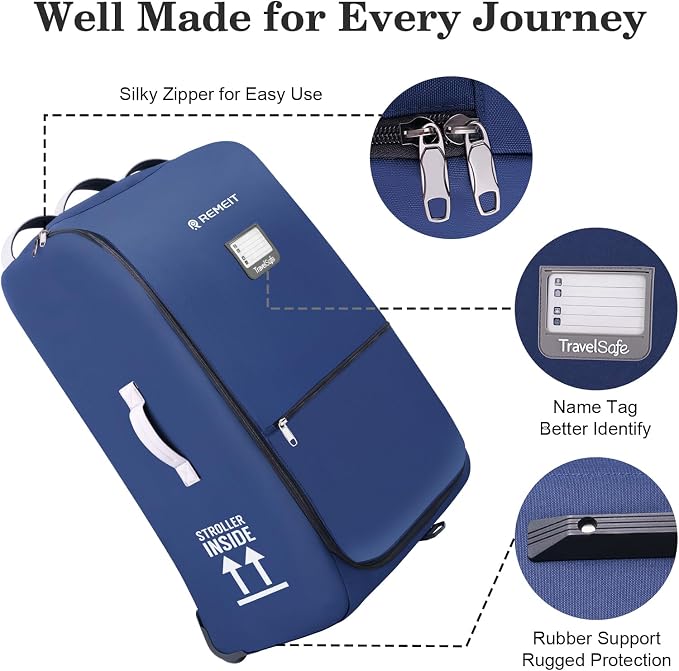 Stroller Bag for Airplane, Stroller Travel Bag Compatible - Image 4