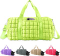 Quilted Travel Duffle Bag Gym Bag by XSUIOY