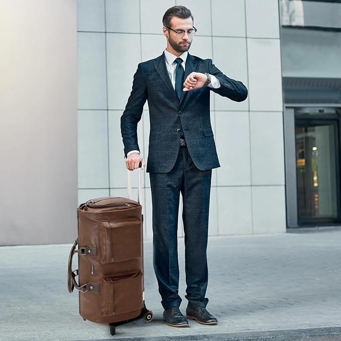 Modoker Rolling Garment Bag for Travel Wheeled Duffel Bag Luggage Suit Travel - Image 7