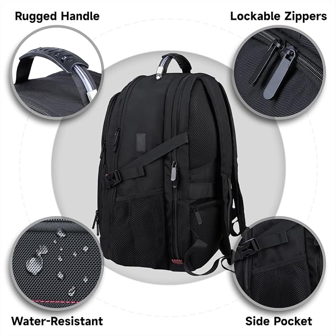 50L Travel Backpack, Extra Large Backpack, Laptop Backpack - Image 6