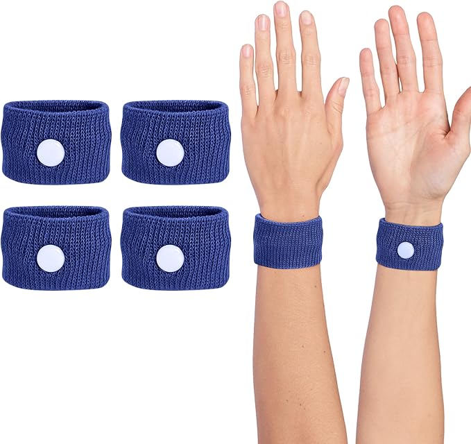 Motion Sickness Wristband, Anti-Nausea Acupressure Wrist Band by COMFYTHERA