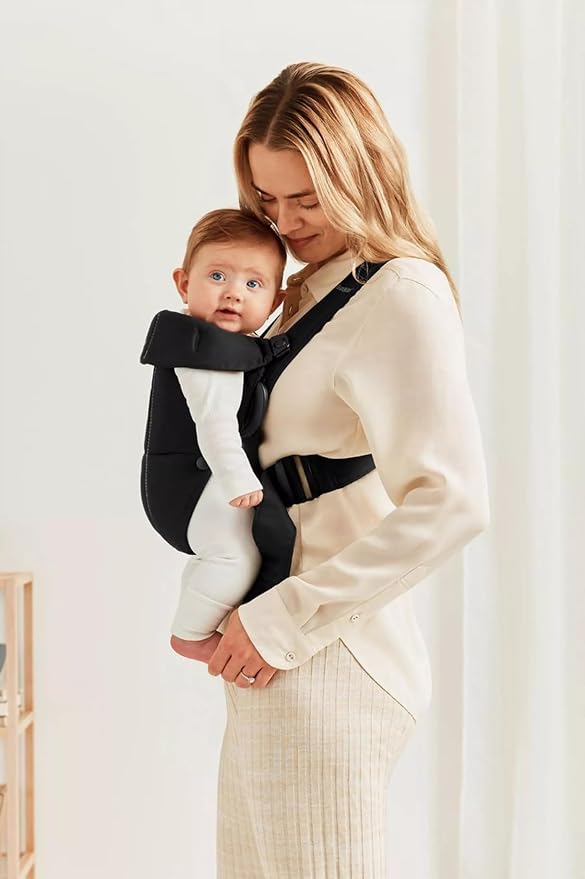 BabyBjörn Baby Carrier Mini, Woven | Newborn Carrier, Easy-to-Use - Image 3