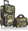 U.S. Traveler Rio Rugged Fabric Expandable Carry-on Luggage, Rolling Suitcase by USTraveler