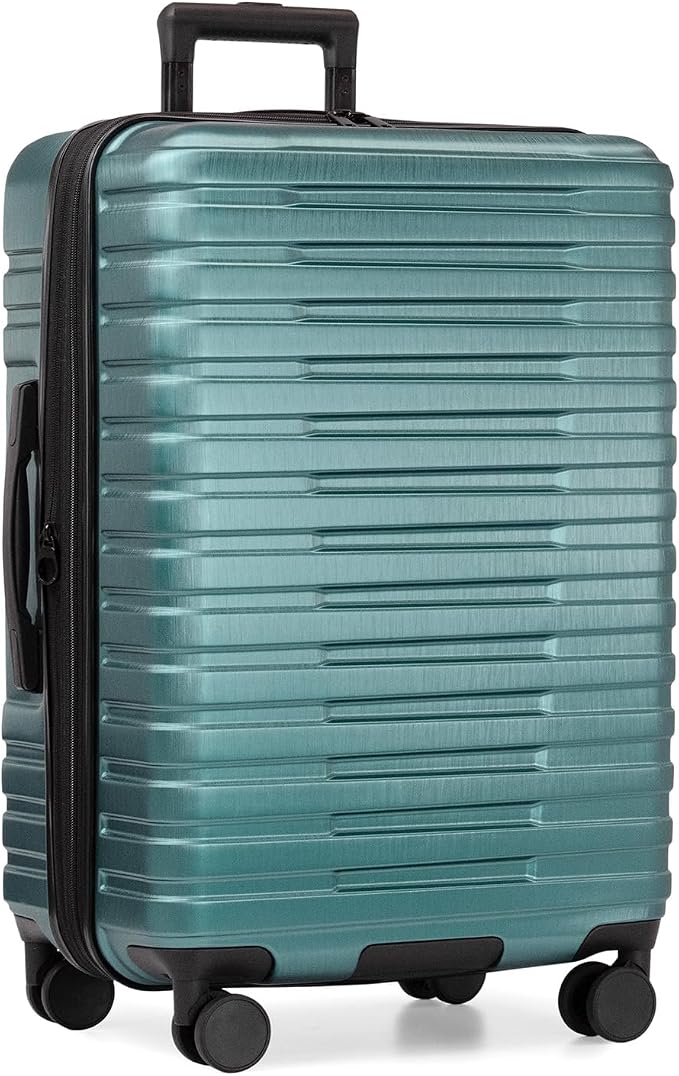 U.S. Traveler Boren Polycarbonate Hardside Rugged Travel Suitcase Luggage by USTraveler