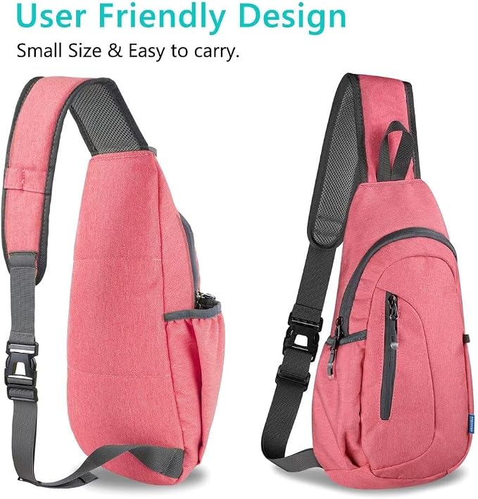 TITECOUGO Small Sling Bag, Lightweight Crossbody Backpack - Image 3