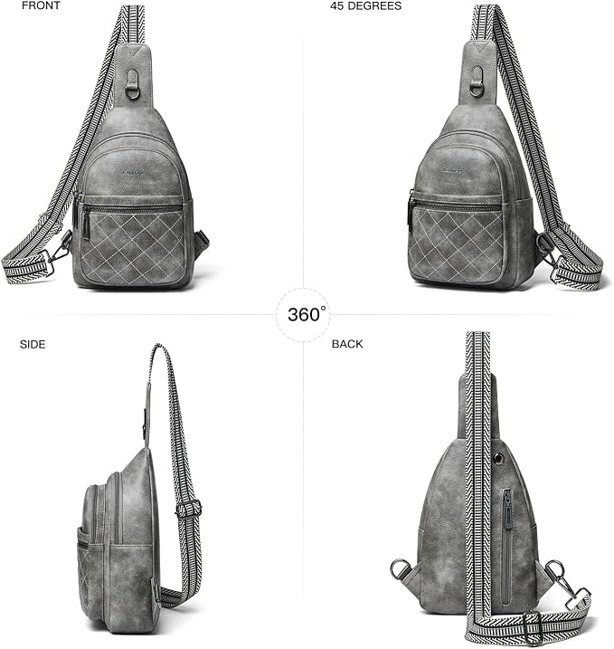 Sling Bag For Women Fanny Pack Crossbody Travel Shoulder Belt Bags Tote - Image 7
