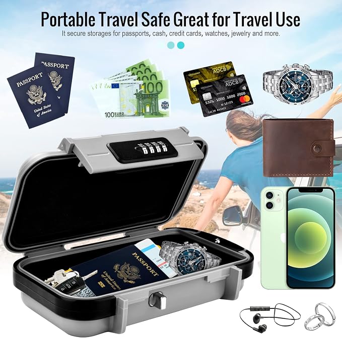 HUANLANG Portable Safe Lock Box - Image 7