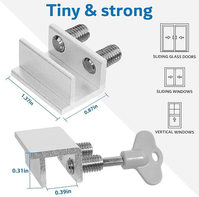 6 Sets Sliding Window Locks - Image 2