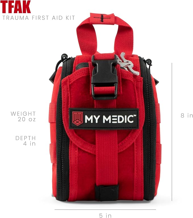 My Medic - TFAK - Ifak Trauma Kit - HSA/FSA Approved - Over 35 Essential Life - Image 2