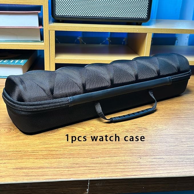 Hard 6 slots watch travel case, watch storage box organizer, 6 slots watch roll - Image 5