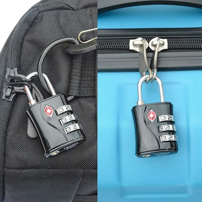 ZHEGE Luggage Locks TSA Approved, Small Padlock - Image 5