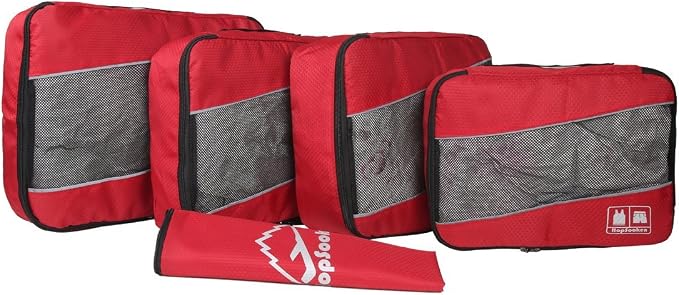 5 Set Packing Cubes for Travel Large Suitcase Luggage Organizer Bags Travel - Image 3