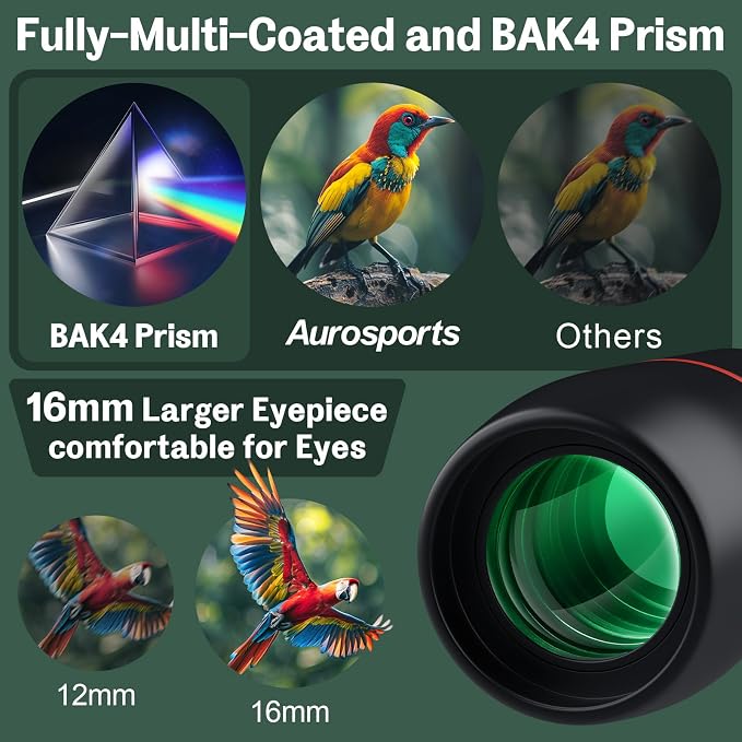 30X60 Small Binoculars for Adults Folding Bird Watching - Image 4