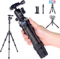 AOKA 15.75in/0.99lb Mini Carbon Fiber Tripod, Compact Pocket Travel Tabletop by AOKA