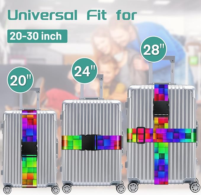 Slohif Luggage Straps for Suitcases Travel Belt Accessories Luggage Connector - Image 3