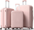 Nazhura Luggage Set, 3-Piece Hardside Suitcase Set, 20-inch Carry On, 28-inch by NazhuraGoodCompanionAtHome