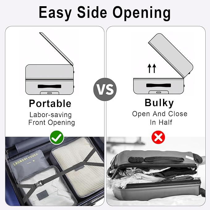 Luggage Sets 3 Piece, ABS Lightweight 20in/24in/28in Luggage, Expandable Carry - Image 4
