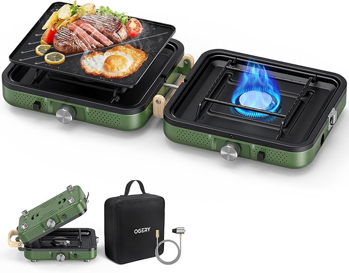 OGERY 2-Burner Foldable Camping Stove by OGERY