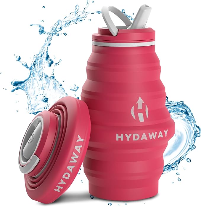 HYDAWAY 17oz Collapsible Water Bottle by HYDAWAY