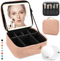 Travel Makeup Bag for Makeup Artists Large Makeup Case, by MORMIDTravelMakeupBag