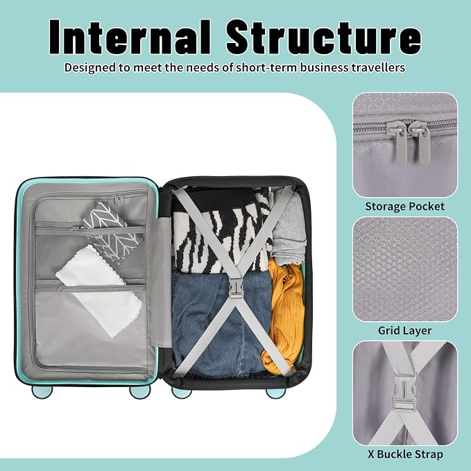 22×14×9 Airline Approved Carry On Luggage - Image 7