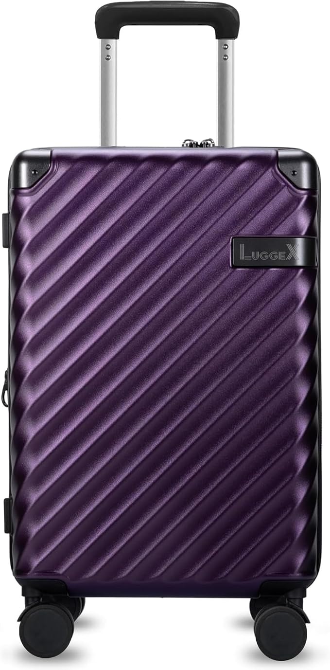 LUGGEX Luggage with Spinner Wheels, Polycarbonate Expandable Hard Shell Suitcase by LuggeXLUGGAGE