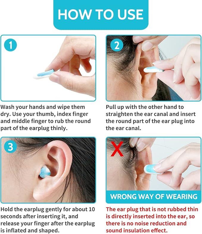 LYSIAN Ultra Soft Foam Ear Plugs - Image 6
