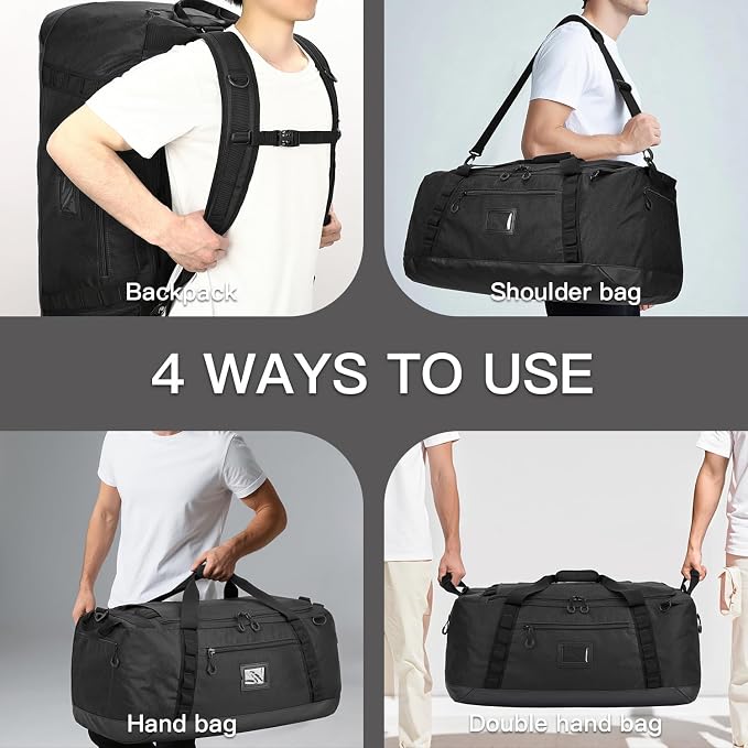 TUGUAN Extra Large Travel Duffle Bag Backpack - Image 7