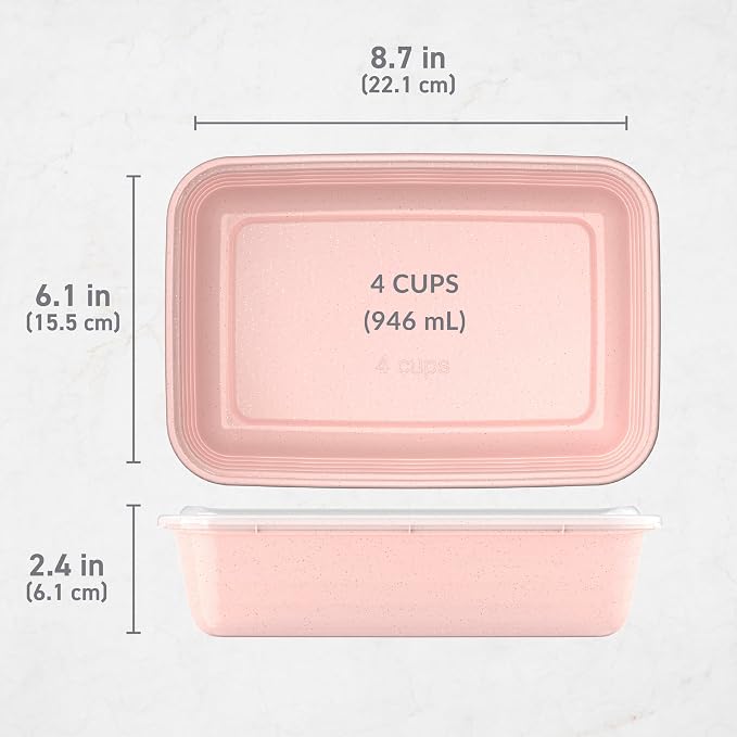 Bentgo 20-Piece Glitter Lightweight, Reusable BPA-Free 1-Compartment Containers - Image 7