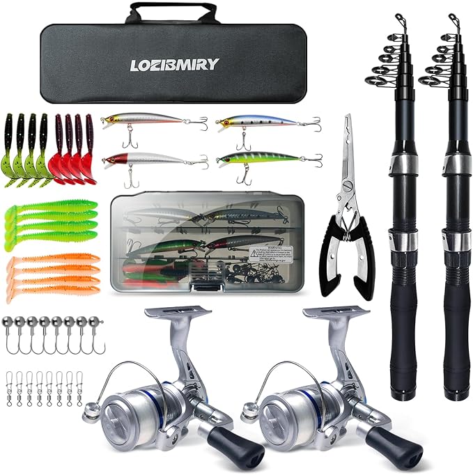 Fishing Rod Reel Combo by LOEIBMIRY