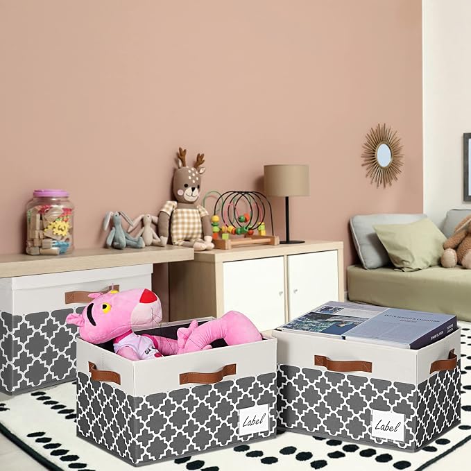 GhvyenntteS Large Fabric Storage Bins - Image 2