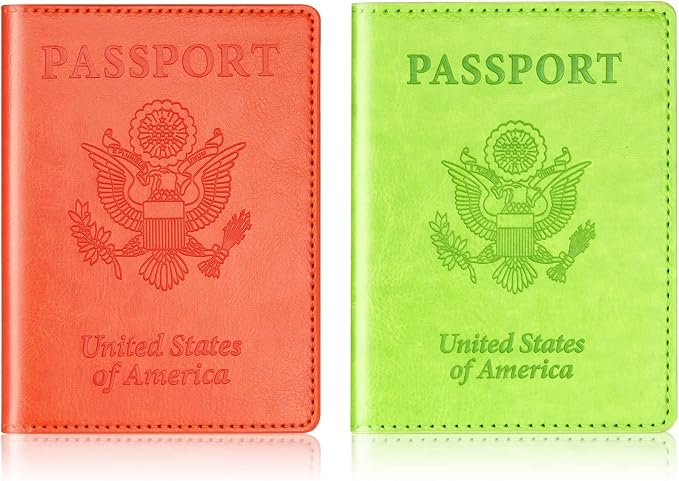 Herain Green & Orange Passport Holder - Image 8