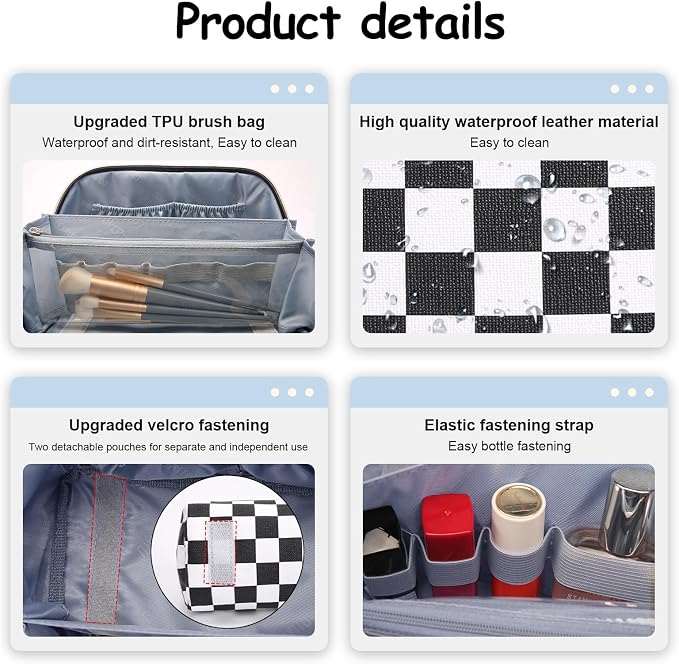 BOYATU Travel Makeup Bag Cosmetic Bags - Image 4