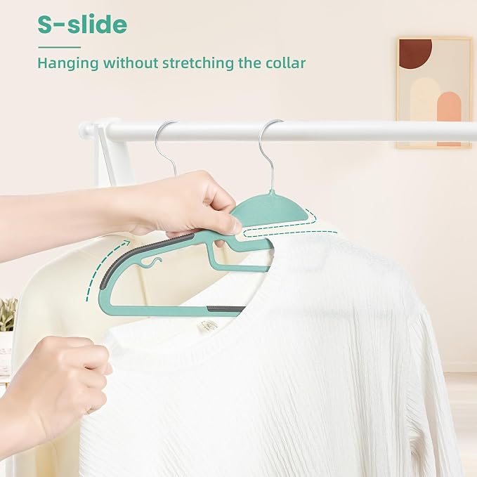 BAGAIL Plastic Hangers 50 Pack - Image 4