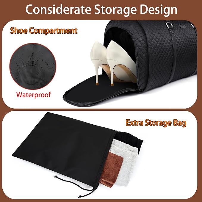 Convertible Garment Duffel Bag for Travel - Image 2