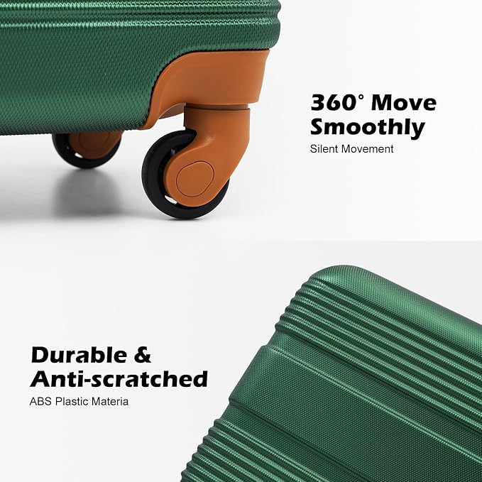 LONG VACATION 6 Piece ABS+PC Hardshell Luggage Set - Image 3