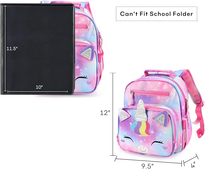 mibasies Toddler Backpack for Girls 2-4: Cute Kids Backpacks for Girls - Image 5