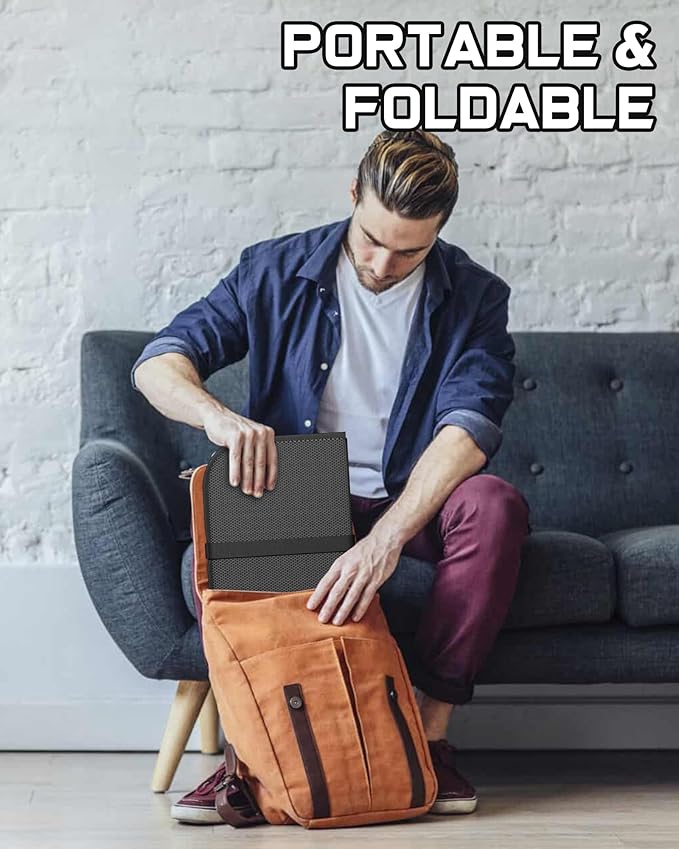 Gel Travel Seat Cushion, Portable Airplane Seat Cushion, 14.5" x 10.5" Thick & - Image 4