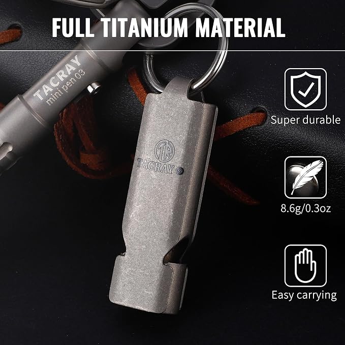 TACRAY Emergency Whistles Lifeguard Safety Whistle - Image 2