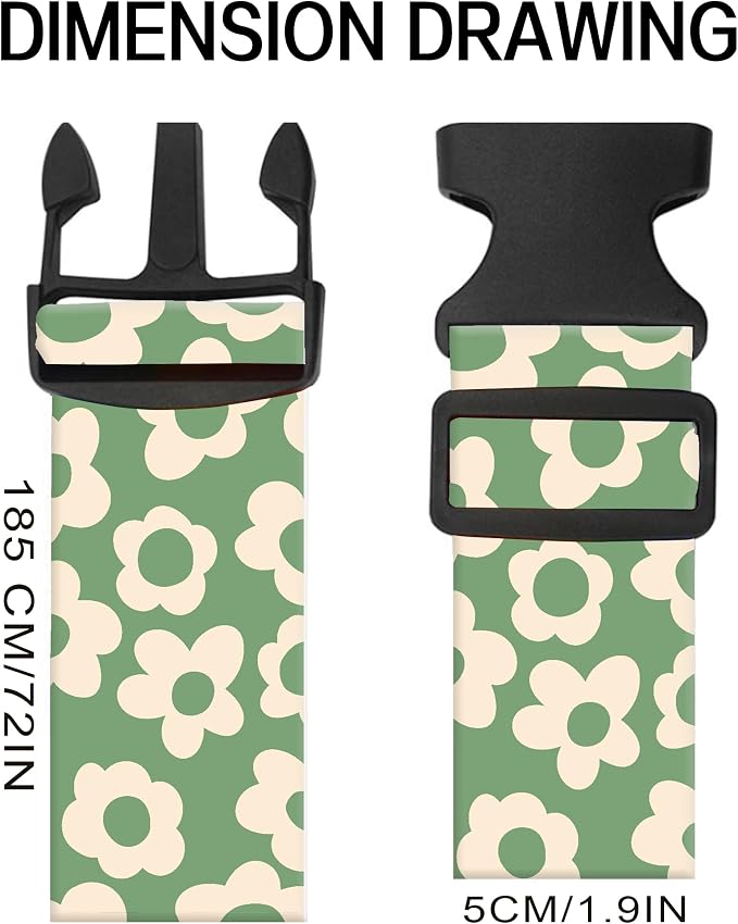 Luggage Straps for Suitcases, Adjustable Travel Belt, Durable Wide Luggage Strap - Image 2