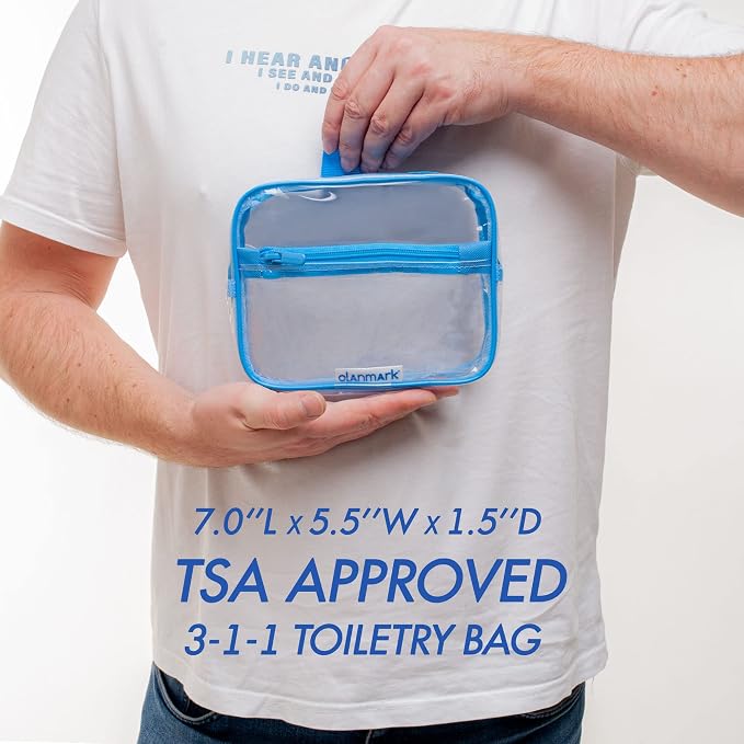 TSA Approved Toiletry Bag with Pocket - Image 4