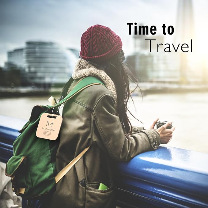 Personalized Engraved Metal Luggage Tags - Image 6