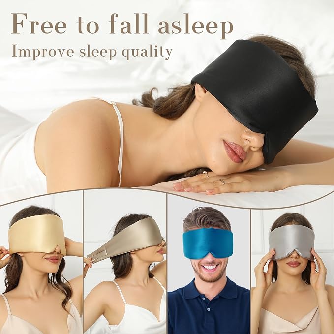100% Mulberry Silk Sleep Mask Eye Mask - Image 6